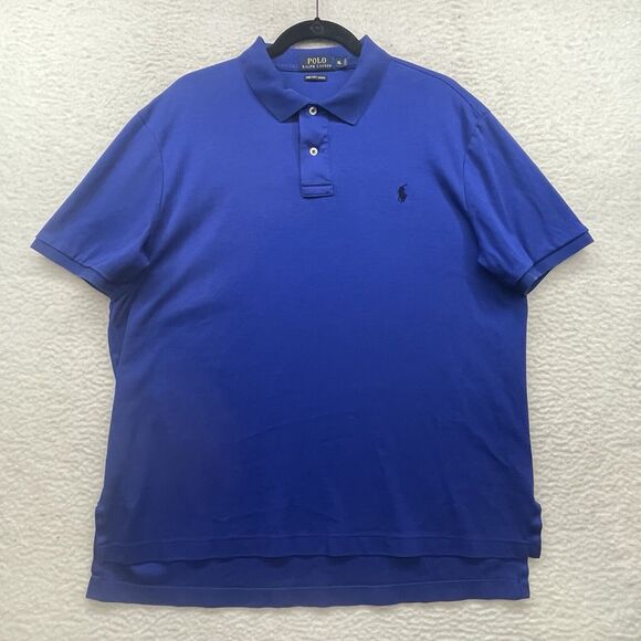 Polo by Ralph Lauren Other - Polo Ralph Lauren Shirt Mens Extra Large Blue Polo Pony Golf Pima Soft Touch